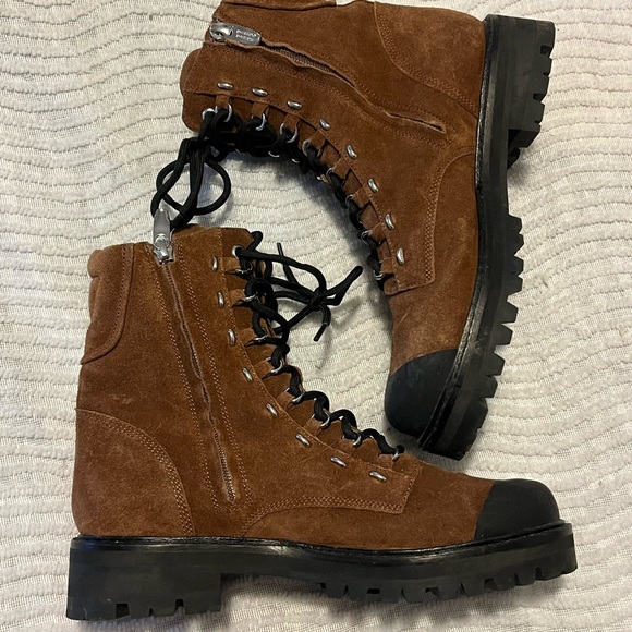 SIGERSON MORRISON Brown Irene Hiking Boots - Picture 9 of 9